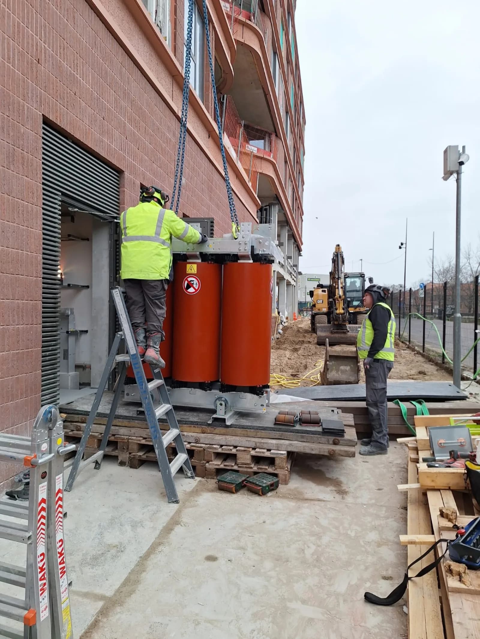 Inpandige middenspanningsinstallatie